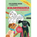 Kolorowanka Psie szczęście / polsko-angielska